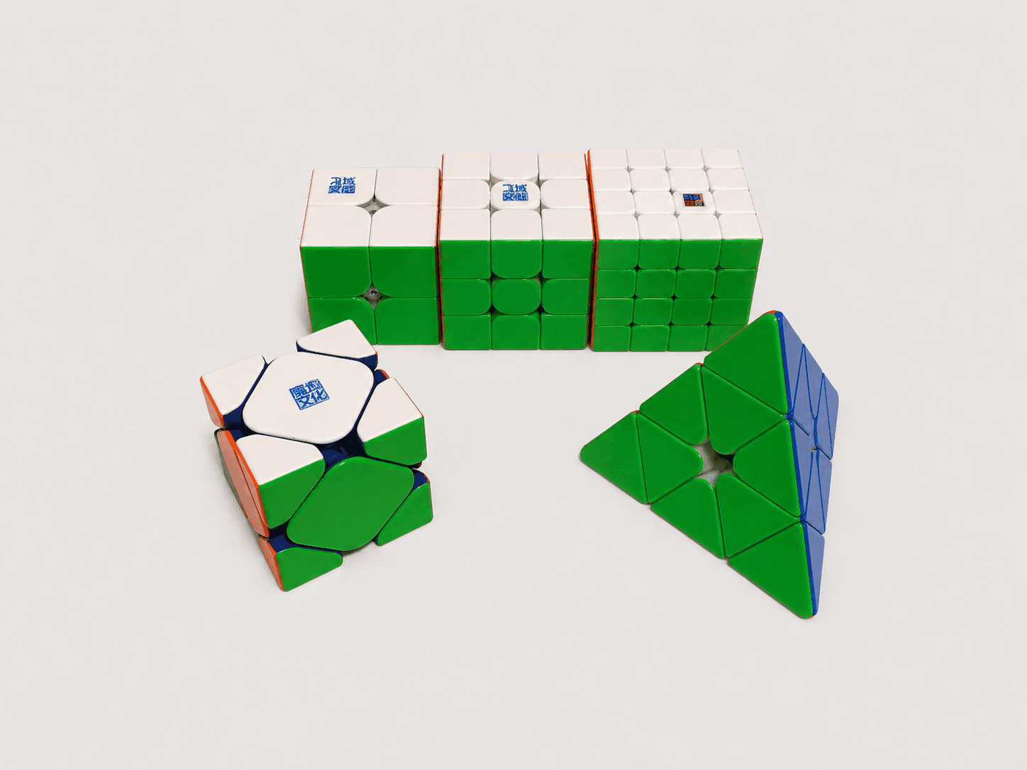 A collection of speedcubing puzzles