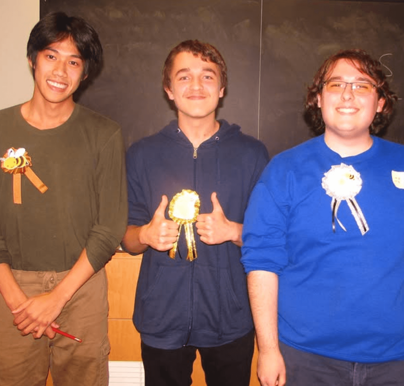 Tommy Cherry with fellow participants at the Florida State University Integration Bee