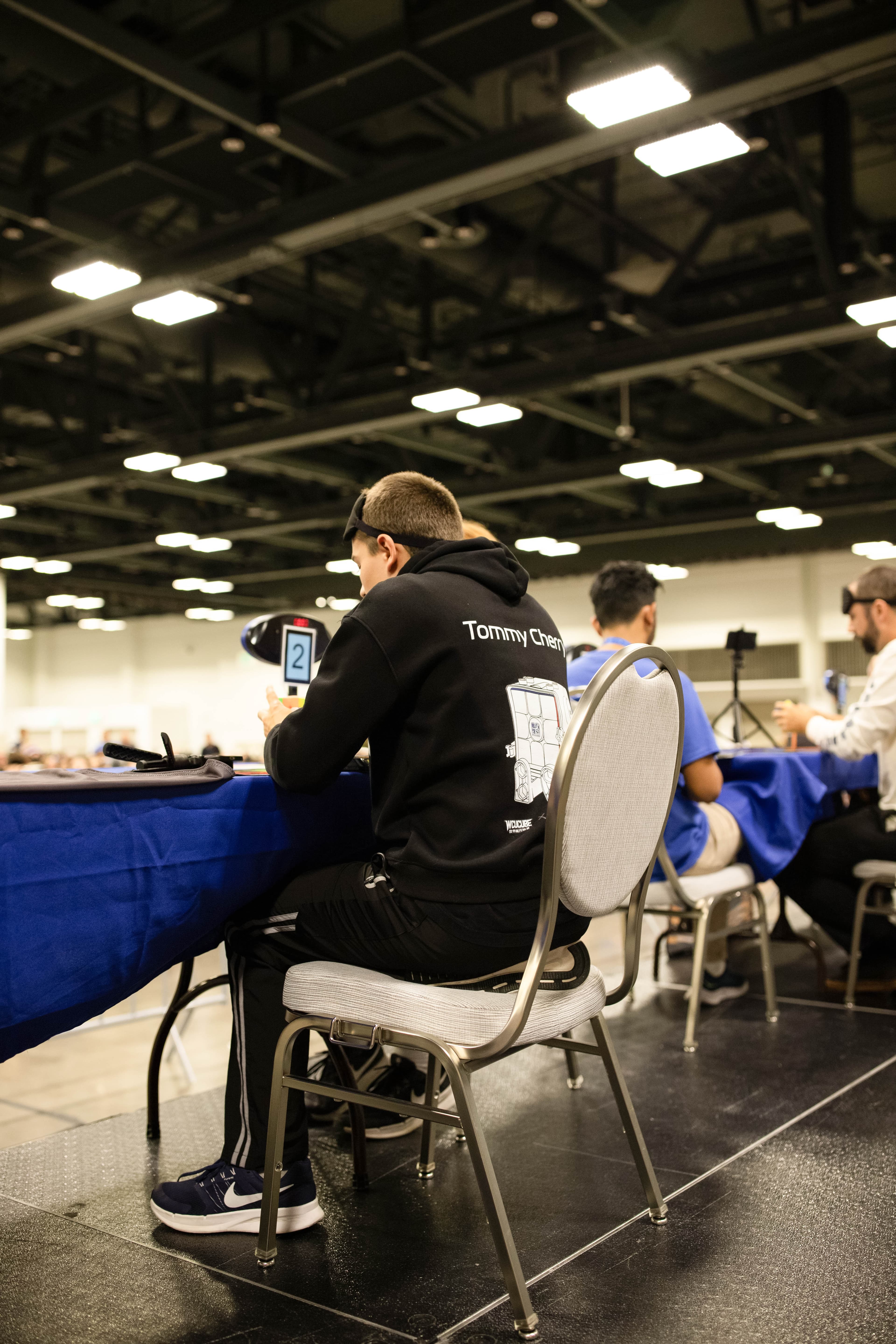 Tommy on the World Championship stage